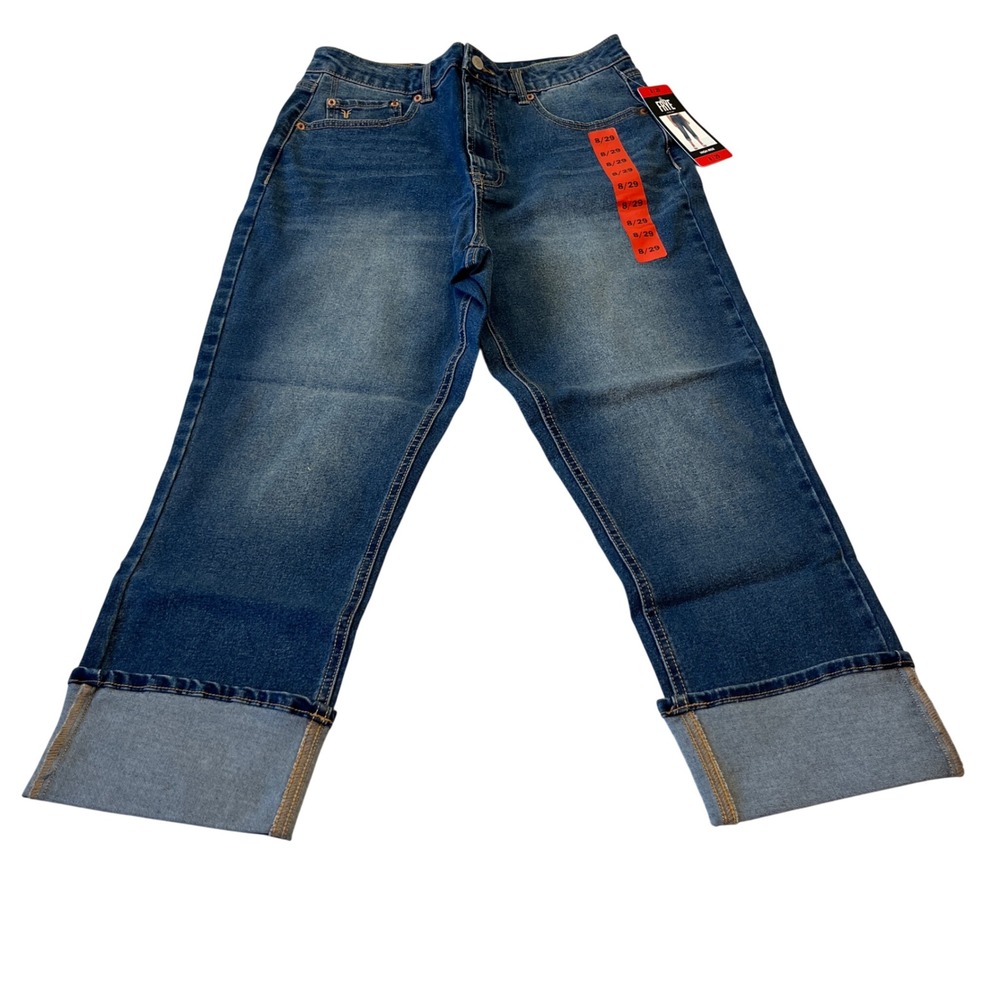 FRYE Amari Wash High Rise‎ Cropped Straight Leg Jeans 8 / 29
